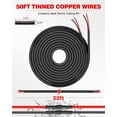 thumbnail image 3 of Cable eléctrico NAOEVO, calibre 10, 2 conductores, 10 AWG, 15 m, 3 of 6