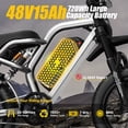 thumbnail image 5 of Electric Bike for Teenagers, Ages 7+ with 750W Brushless Motor, 16" Fat Tire, 19.8 MPH Electric Mountain Bicycle with Removable Battery, UL2849, 5 of 12
