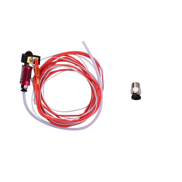 Aiebcy MK8 Extrusor ensamblado Hotend Kit con bloque de calentamiento de aluminio