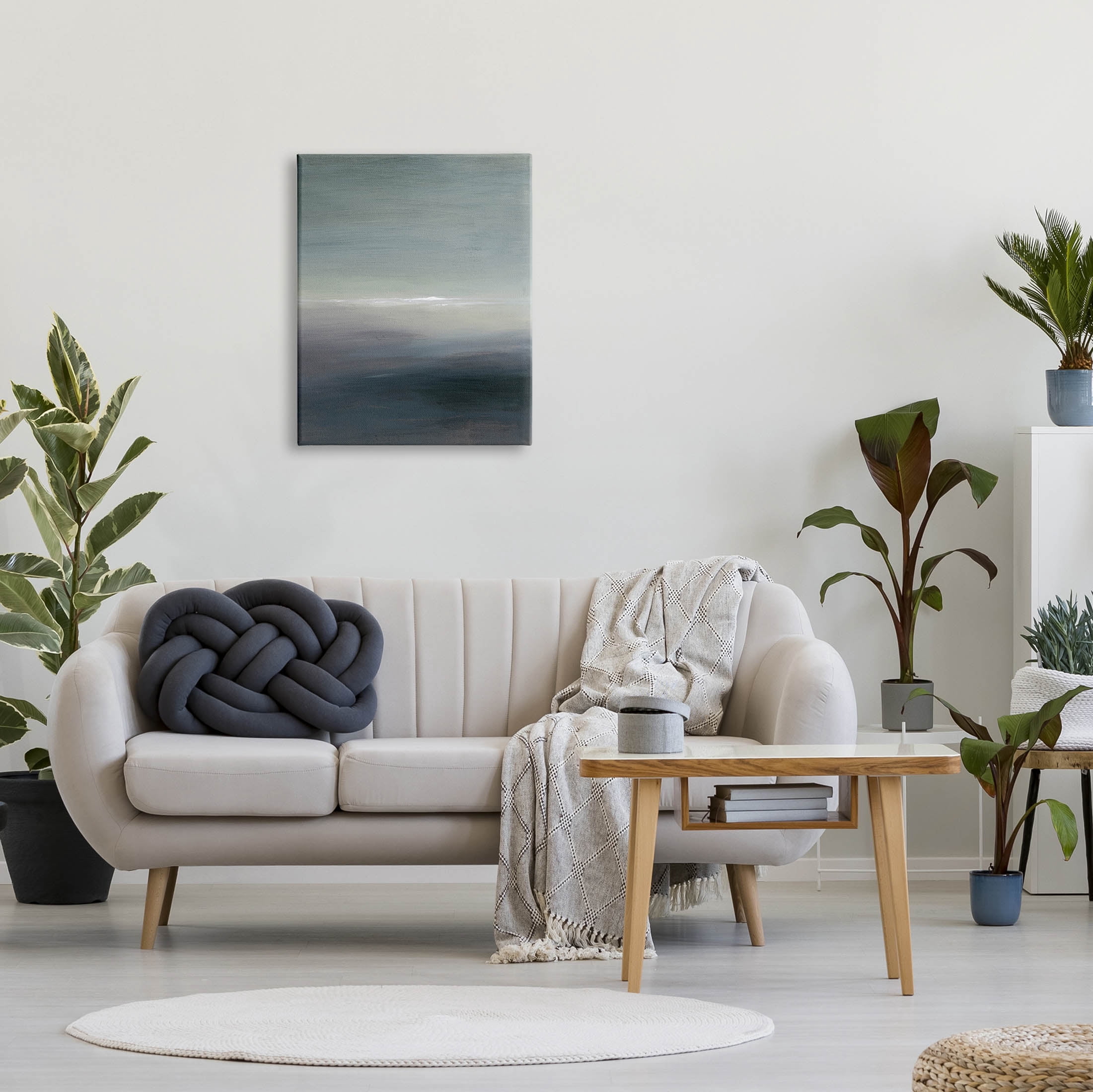 Stupell Industries Obscure Abstract Landscape Painting Gallery Wrapped Canvas Print Wall Art, Design by Grace Popp