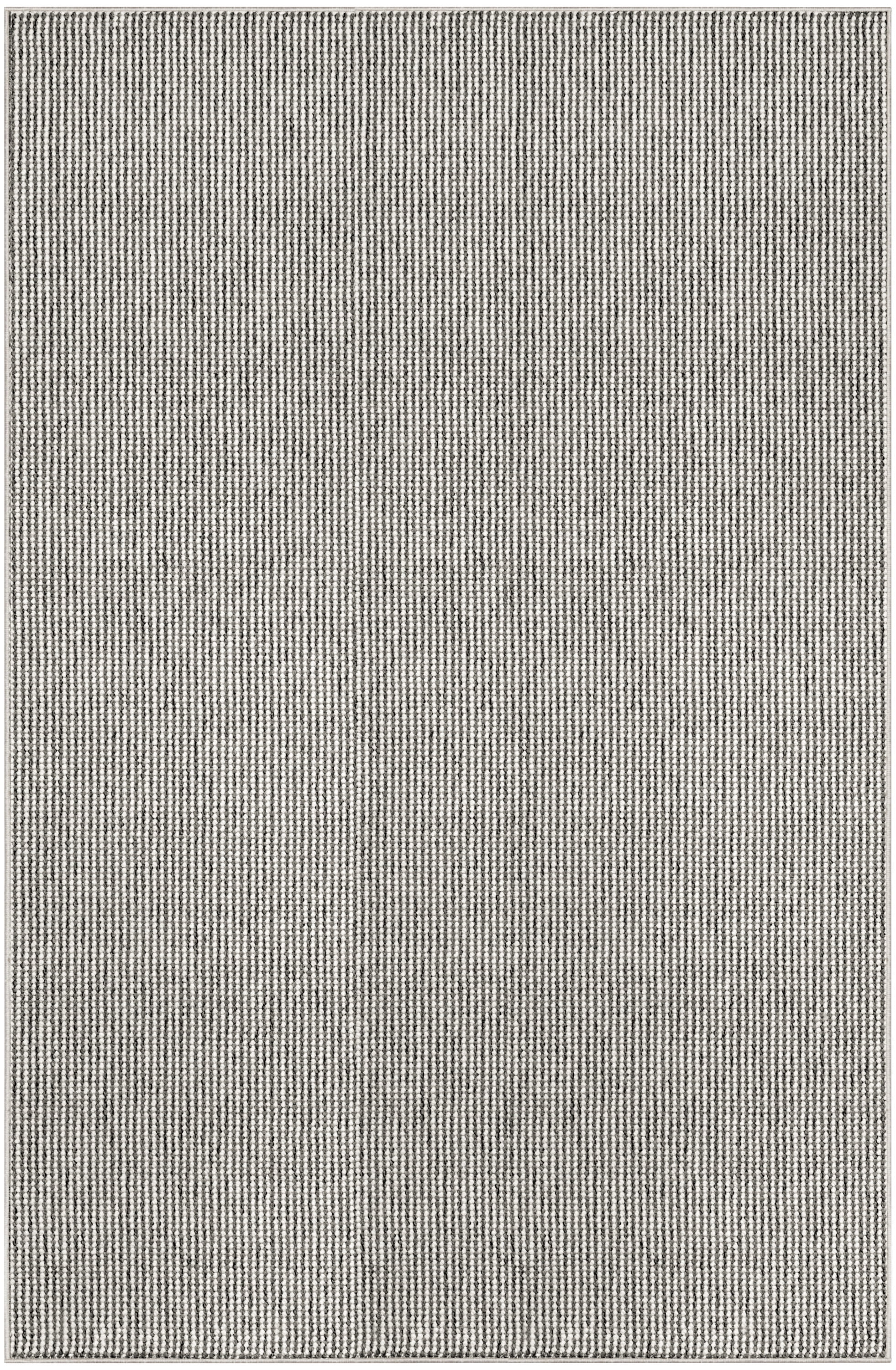 Nourison Natural Texture All-over design Ivory Grey 3'11" x 5'11" Area Rug (4x6)