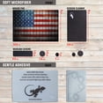 thumbnail image 5 of Adhesive Mouse Pad - Peel and Sticks to Any Surface - Travel Mouse Pad, Easy Stick On Mouse Pad, Sticky Mouse Pad for Any Surface - Excellent Tracking - USA Flag Wooden, 5 of 9