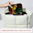 thumbnail image 6 of Tropical Plants Luxurious Velvet Travel Organizer Box with Removable Compartment - Ideal Gift for Jewelry Lovers, Necklace Holders, 6 of 7