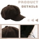 thumbnail image 3 of Gorra de vendedor de periódicos para mujer, boina con visera, suave, de 8 paneles, estilo vintage, gorra octogonal para taxista, para mujeres y niñas, 3 of 5