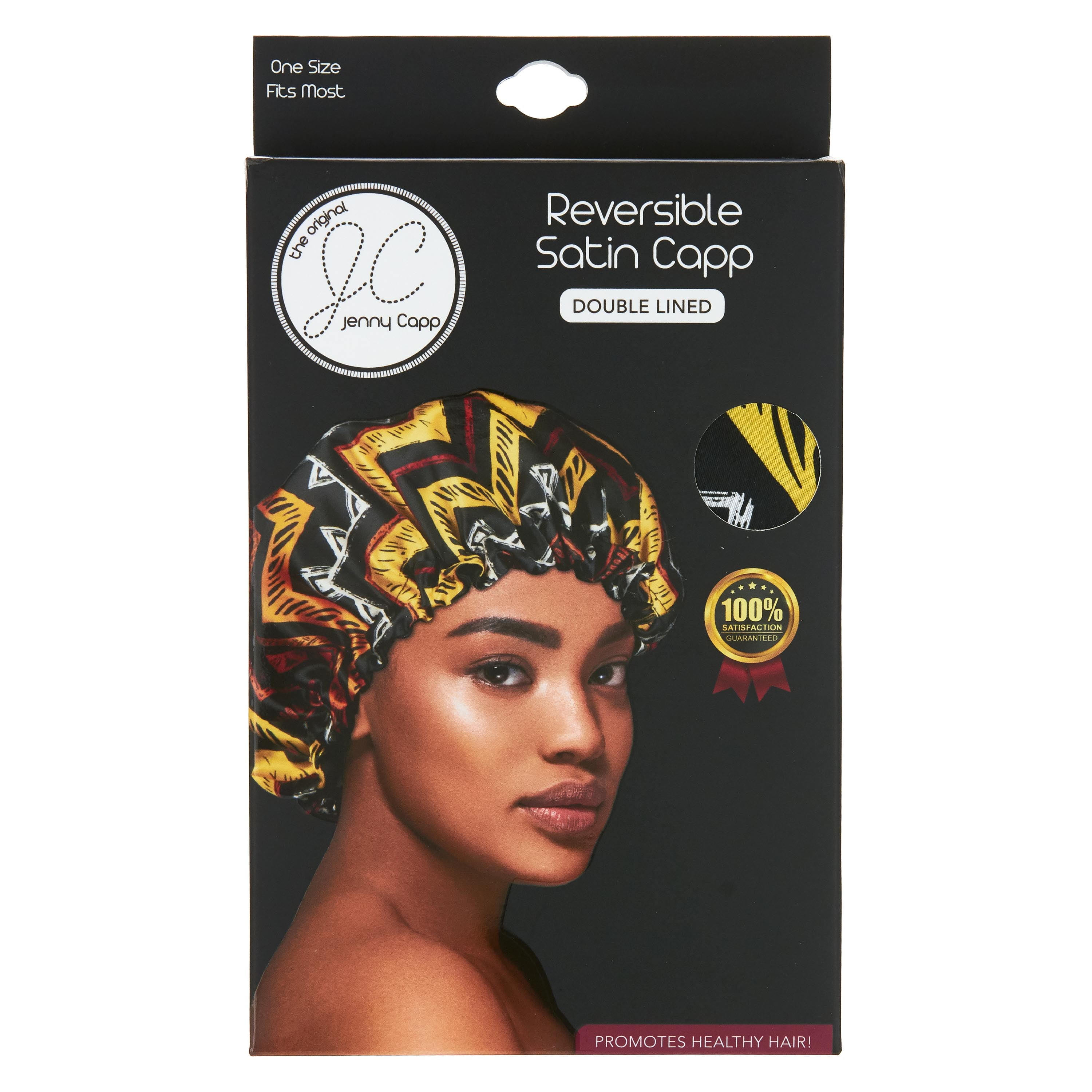 Jenny Capp Reversible Tribal Printed Soft Satin Hair Capp