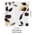 thumbnail image 2 of Hanna K Signature Leafy Canopy 2-Ply 13X13 inches Dinner Napkins: 432Ct, 2 of 3