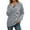 Grey, variant on Winter Sweaters for Women Winter Knitted Pullover Sweater Soft Cozy Warm Long Sleeve Round Neck Elegant Casual Blouse Loose Fit Comfortable Daily Wear Fall Fashion Christmas Sweaters