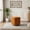 Orange, variant on HICOMILA 360° Swivel Vanity Stool, Upholstered Makeup Chair, Modern Accent Ottoman for Bedroom, Living Room