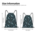 thumbnail image 2 of Disketp Cute Turtle Drawstring Backpack Drawstring Gym Bags Draw String Bags for Sports, Gym, Travel, Swimming, Beach-Medium, 2 of 6