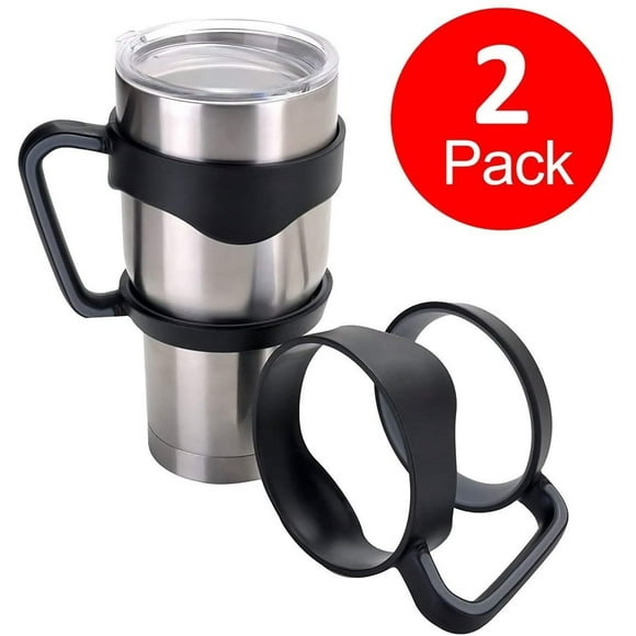 Cup Handle for 30 Oz YETI Rambler Tumbler & Ozark Trail Tumblers, BPA FREE Hand Cup Holder Grip for RTIC Cooler Stainless Steel Tumblers Sic Rambler Travel Cup Water Coffee Mugs or Flask
