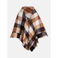 thumbnail image 4 of Time and Tru Women's Plaid Poncho with Clasp, Sizes S/M-L/XL, 4 of 4