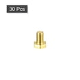 thumbnail image 3 of Unique Bargains Brass Hex Bolts, M5x8mm 30 Pack Fully Thread Grade 4.8 Machine Screws, 3 of 4