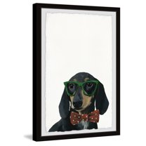 Marmont Hill "Stylish Dachshund" Framed Painting Print