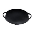 thumbnail image 2 of Sartén coreana para parrilla, antiadherente, circular, teppanyaki, con asas, plancha de hierro 29 cm, 2 of 9