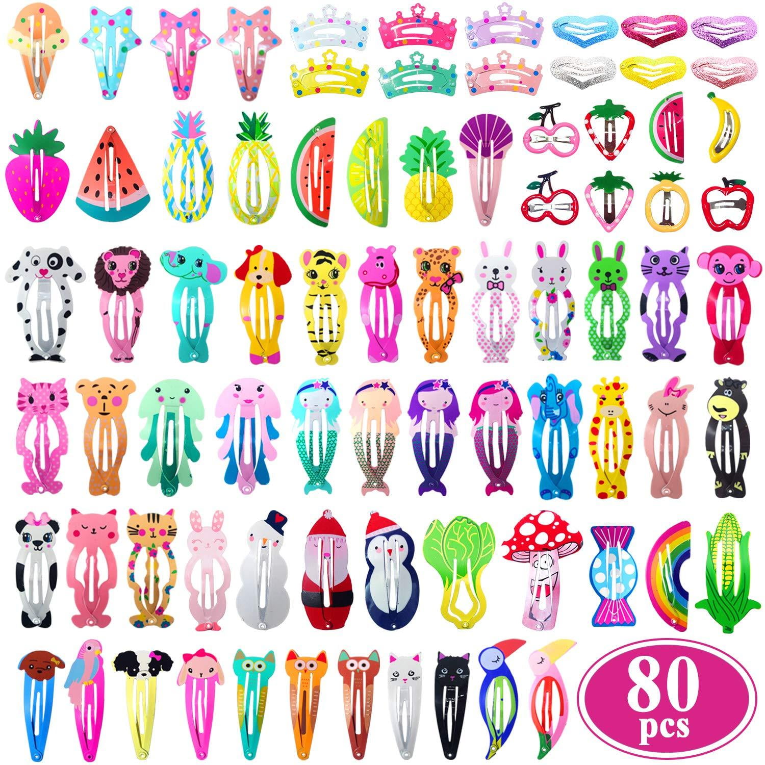 Juedy 20 PCS Hair Clips Kits Barrettes Hair Clip Hairpins Gift for Girls and Kids Headwear Styling Tools 