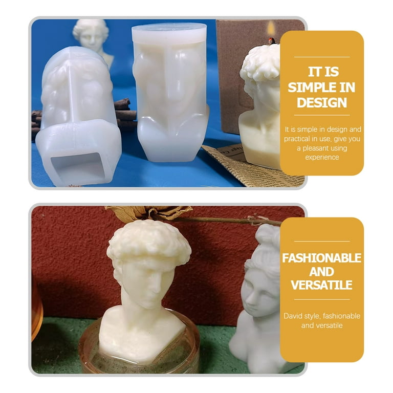 Used silicone mold resin/candle 2024 woman figurine