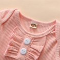 thumbnail image 4 of Sngxgn Baby Girl Cotton Bodysuit Long Sleeve Jumpsuit Outfits Clothes(Pink,A), 4 of 9
