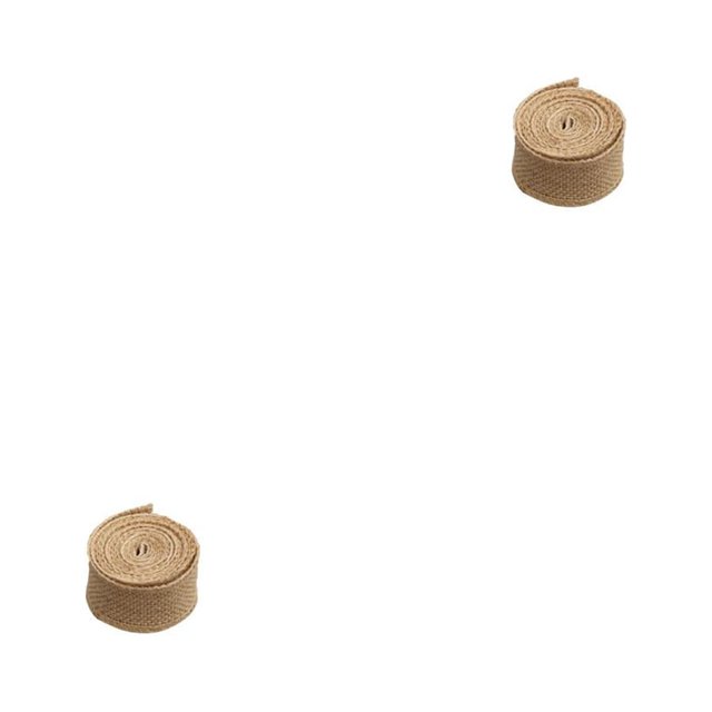 Bearachild 1 rollo de cintas de yute, accesorio de costura flexible, manualidades DIY, cinta para ropa encantadora para regalos, decoraciones de Type1 NO1