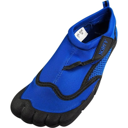 

NORTY Mens Water Shoes Adult Male Lake Shoes Blue Black 9 - Runs 1 Size Small