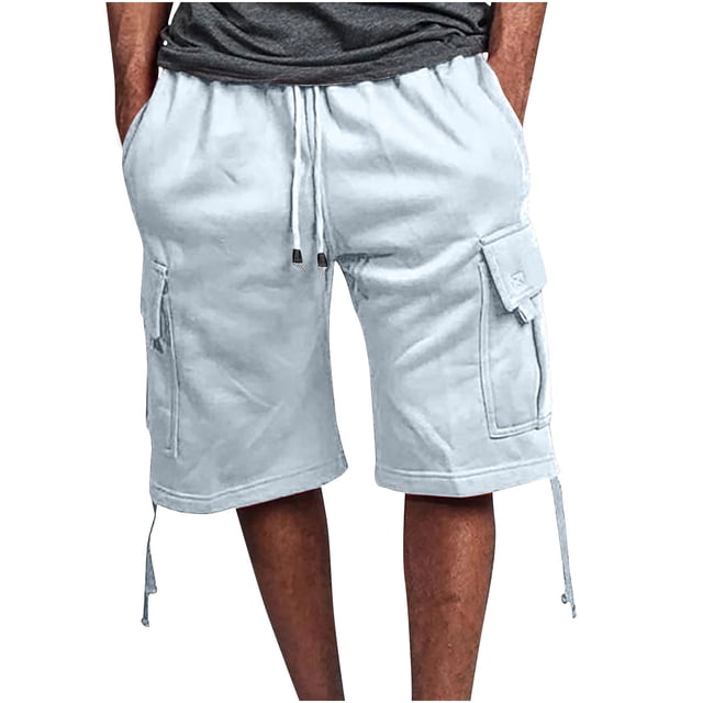 Birdeem Mens Shorts Mens Summer Casual and Comfortable Drawstring Pocket Elastic Waist Shorts