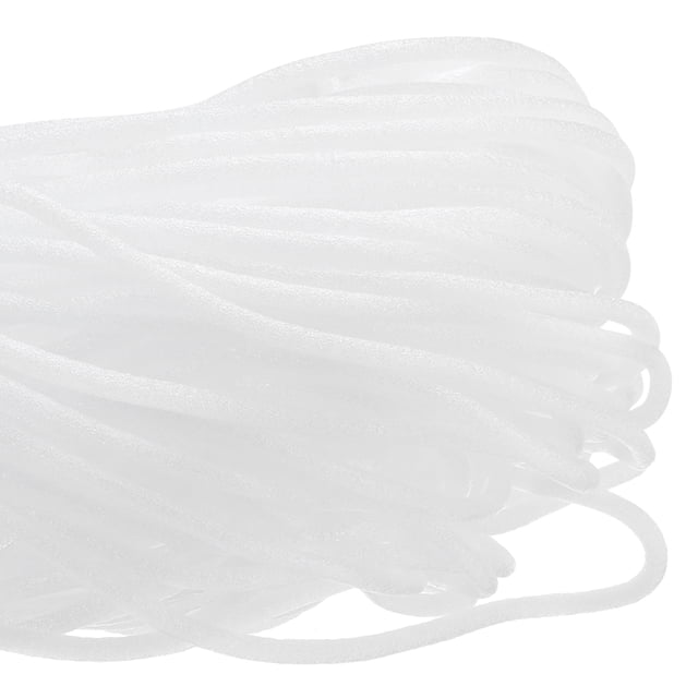 Uxcell Varilla de Respaldo de 1/8 Pulgada x 656 Yardas para Huecos y Juntas, Cuerda de Espuma Blanca para Relleno de Grietas