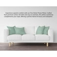 thumbnail image 6 of A1HC Hypoallergenic Down Alternative Pillow Inserts, 24x24 in, Square, Pack of 2, Como Green, 6 of 7