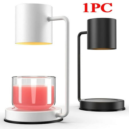 

Candle Warmer Lamp Compatible with Small & Large Jar Candles Lamp Candle Warmer Dimmable with 2 Bulbs White