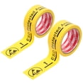 thumbnail image 1 of 2 Rolls Caution Tape Warning Tape Safety Caution Tape Electrostatic Warning Decal, 1 of 9