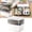White, variant on Three-Layer Pillbox X 1,Three-Layer Storage Box,Empty Box,Family Emergency Kit,Portable Plastic Storage Box,Multi-Purpose Box with Handle,Suitable for Home and Travel