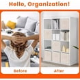 thumbnail image 3 of Caja de almacenamiento de ropa plegable BLOSOOM Juego de 3 beige, 3 of 4