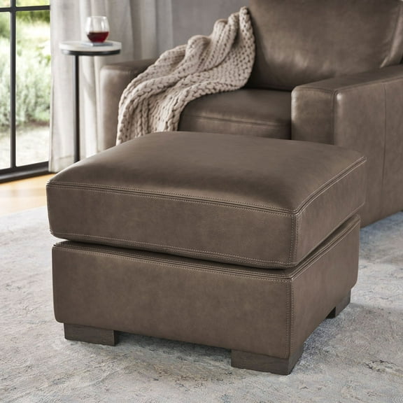 Member's Mark Harrison Leather Ottoman