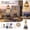 F#030, variant on Ocean Themed Lighted Lighthouse DIY Kit, Sea Glass Art Kit, DIY Craft Kits for Adults, Complete Accessory Set with Shells Pearls for Family Hand‑Craft Project Tabletop Home Decoration-F