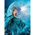 thumbnail image 2 of 5D DIY Hada Luna diamante de imitación pintura costura belleza chica cristal bordado imágenes Cruz puntada decoración Yuarrent JJ12246-01, 2 of 6