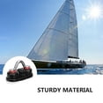 thumbnail image 3 of Boat Cam Cleats For Rope 2pcs Aluminum Alloy Marine Line Cleats Anchor Rope Lock Ball Bearing For Sailing Sailboat Kayak Canoe Accessories Black, 3 of 9