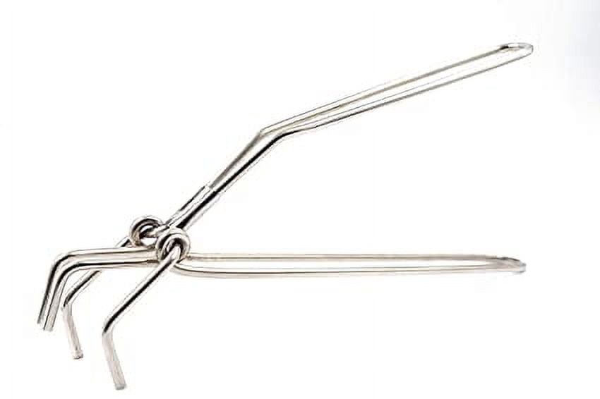 Chimta Indiano In Acciaio Inox Per Roti Chapati - Pinza Da Cucina 30 Cm, Utensile Robusto E Facile Da Pulire