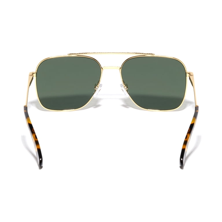 GLASS Lens Premium Square Pilot Metal Frame Sunglasses For  display picture 2