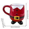 thumbnail image 3 of Festive Holiday Ceramic Coffee Mug for Cozy Home Drinkware and Tea Glass Cups Insulated Hot Beverage Serving, 3 of 6