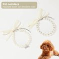 thumbnail image 2 of Reheyre Bone Pendant Pet Necklace - Exquisite Jewelry - Fashion Faux Pearls Necklace - Suitable for Medium and Small Dogs, 2 of 8