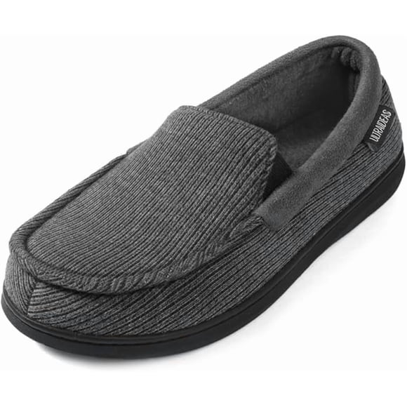 Pantufla ULTRAIDEAS 26,5 cm de espuma viscoelástica gris carbón