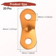 thumbnail image 4 of Ajustador de Cuerda Uxcell de Aleación de Aluminio [20PCS] - Ajustadores de Cuerda de Guyline - [Dorado] Ajustador de Cuerda para Tienda, 4 of 7