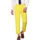 thumbnail image 1 of INSPIRE CHIC Pantalones de vestir recortados de oficina para hombres, ajustados y de frente plano, 32 Amarillo, 1 of 4