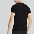 thumbnail image 5 of Men Shirts, Fashionable Men's Tight Fitting Drying Casual Round Neck Short Sleeved Top, 5 of 5