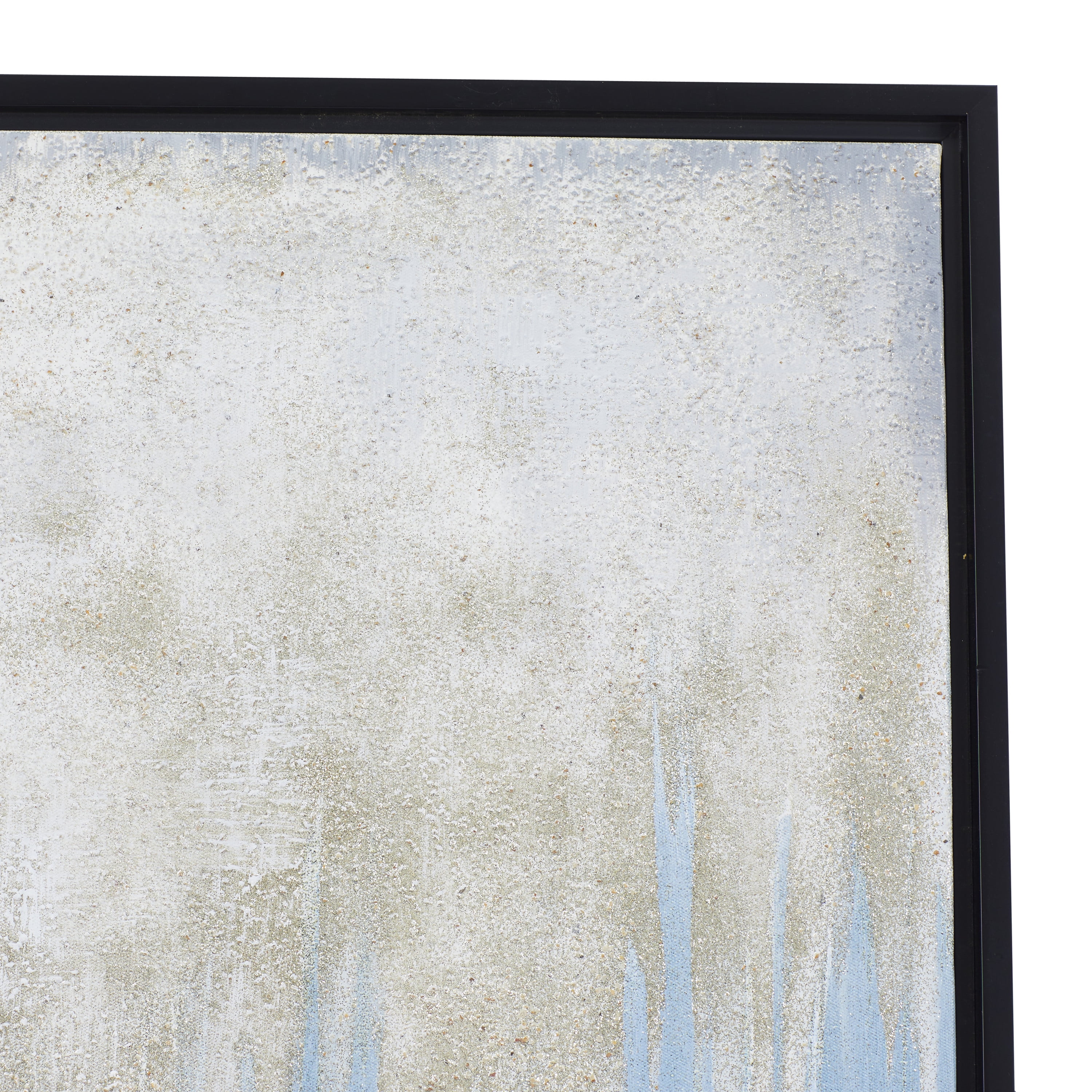 24" x 48" Abstract Framed Wall Art with Black Frame, by DecMode (2 Count)