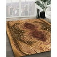 thumbnail image 2 of Ahgly Company Indoor Rectangle Patterned Blood Red Brown Area Rugs, 2' x 3', 2 of 6