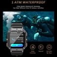 thumbnail image 4 of Findtime Military Smart Watch for Men (Answer/Make Calls), 2.02" HD Fitness Smart Watch for Android and iOS, 5ATM Waterproof Smartwatch, 4 of 7