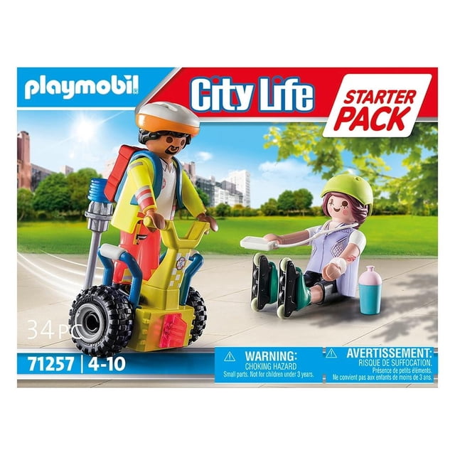 Set de Juego Playmobil Starter Pack Rescate con Balance Racer 34 Piezas