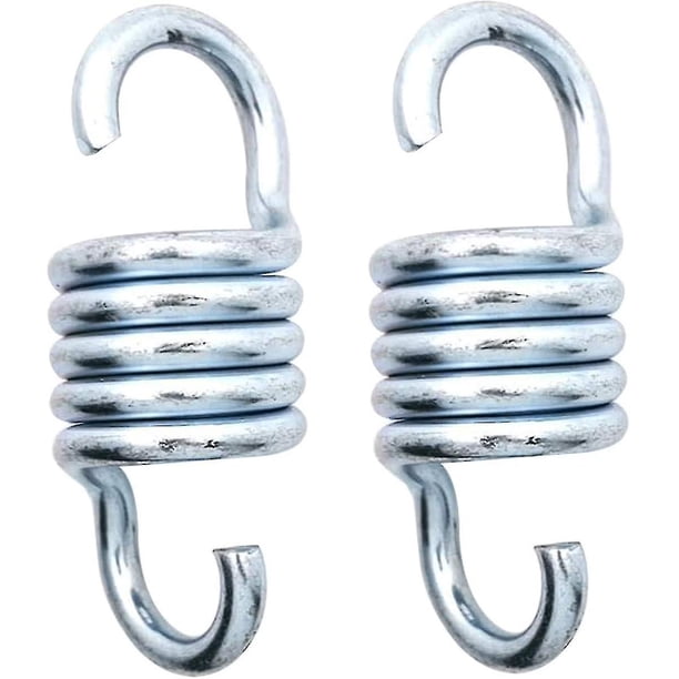 2pcs Hammock Spring, Hardened Galvanized Steel Extension Spring Coil