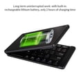 thumbnail image 2 of Clavier Bluetooth Pliable Mini Clavier Sans Fil de Remplacement pour IOS, Android PC Tablette Téléphone, Noir, 2 of 9