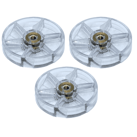 Blendin 3 Pack Replacement Motor Top Base Gear Clutch, Compatible with Nutribullet 600W 900W Blender Juicer