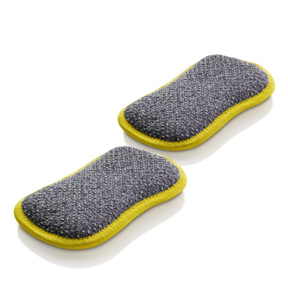 E-Cloth Washing Up Pad, Polyester, Yellow, 2 Pack